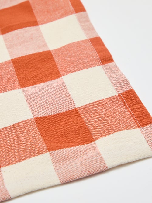 Nappe imprimée à carreaux (150x250 cm) - Kiabi Home - Kiabi