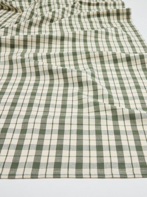 Nappe imprimée à carreaux (150x300 cm) - Kiabi Home - Kiabi