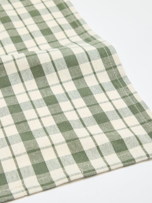Nappe imprimée à carreaux (150x300 cm) - Kiabi Home - Kiabi