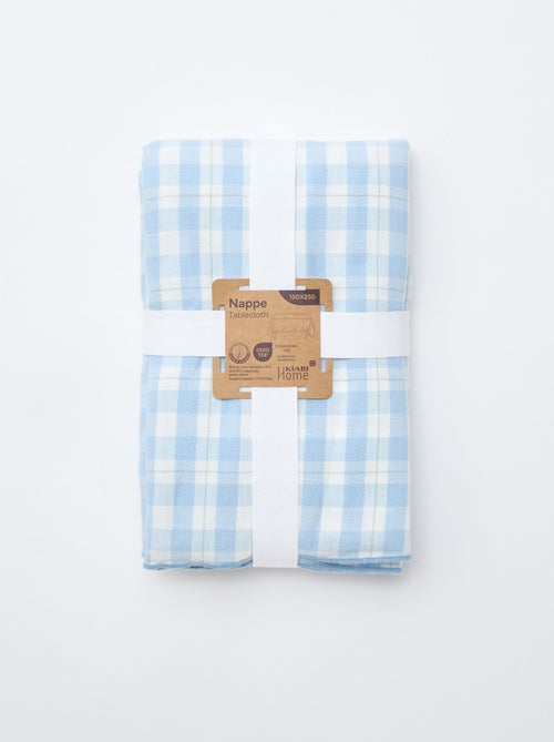 Nappe imprimée à carreaux - Kiabi