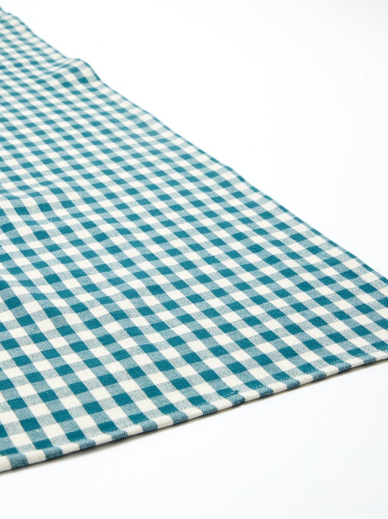 Nappe imprimée à carreaux Emeraude - Kiabi