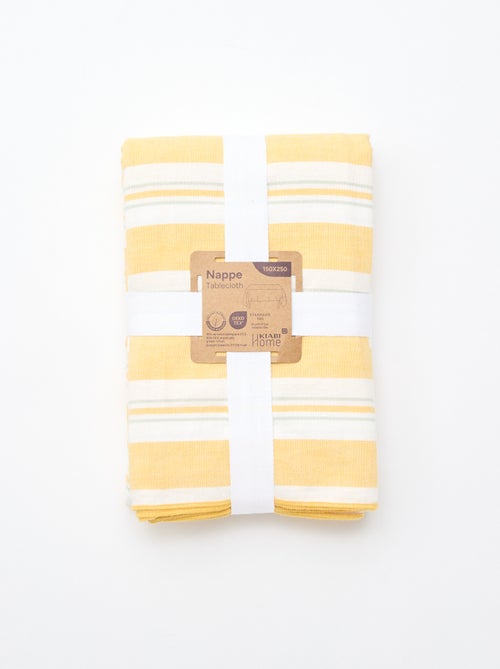 Nappe imprimée à carreaux - Kiabi