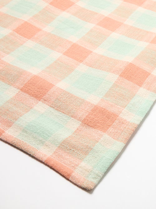 Nappe imprimée à carreaux - Kiabi