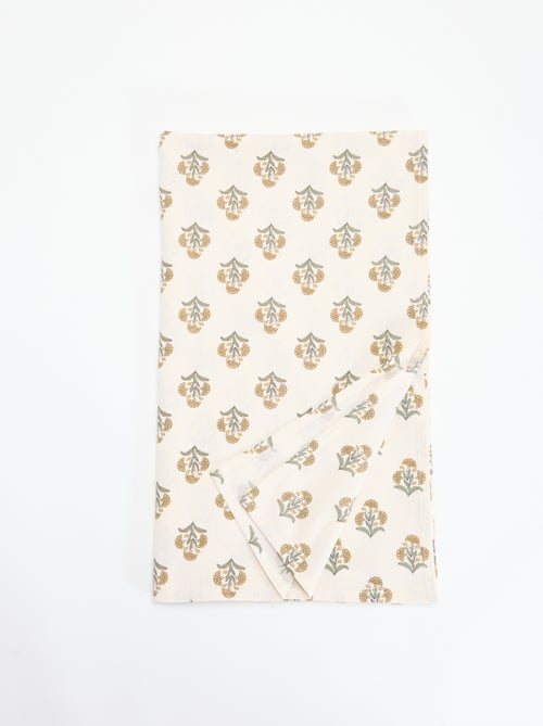 Nappe imprimée à fleurs 150x250 cm - Kiabi Nappe imprimée à fleurs 150x250 cm - Kiabi