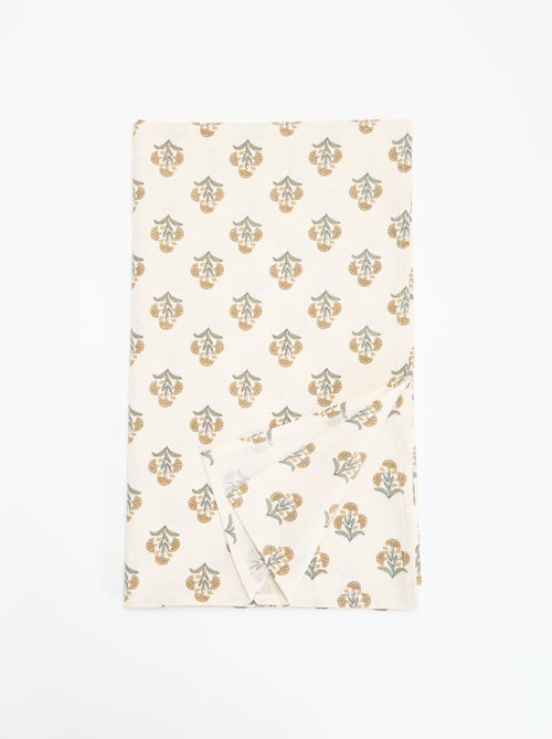 Nappe imprimée à fleurs 150x300 cm - Kiabi