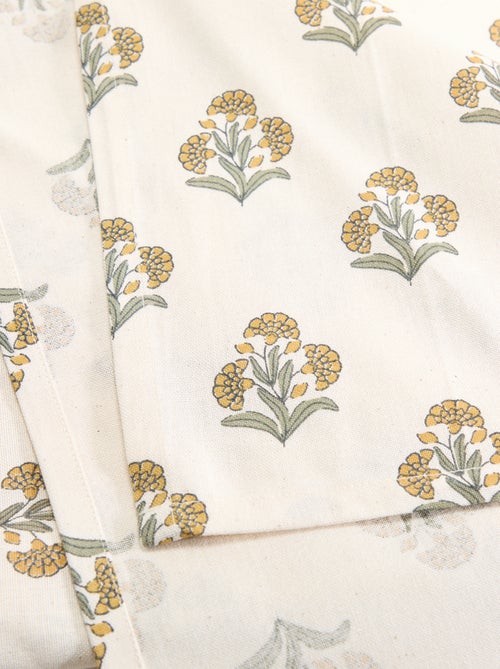 Nappe imprimée à fleurs 150x300 cm - Kiabi