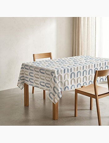 Nappe imprimée anti-taches style méditerranéen, motif Boho chic - Gamusi