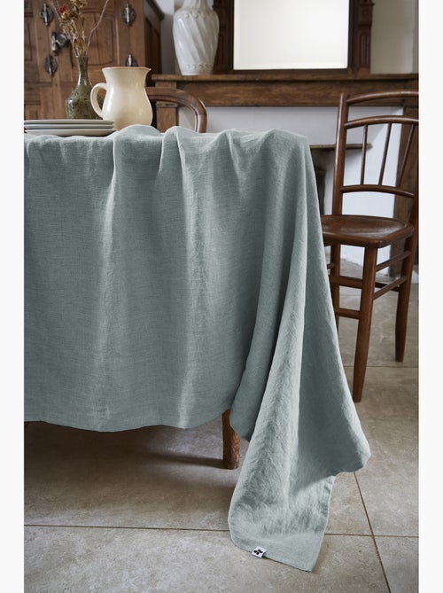 Nappe rectangle – lin lavé français luxe - soline - Kiabi Nappe rectangle – lin lavé français luxe - soline - Kiabi
