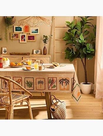 Nappe rectangulaire coton tropical
