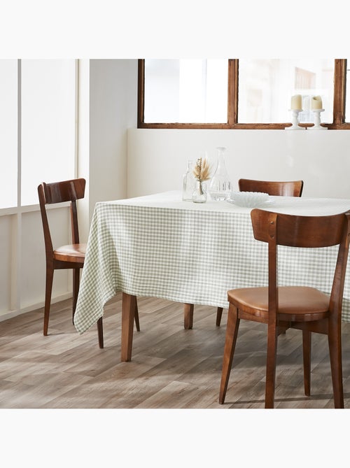 Nappe rectangulaire – double gaze de coton- carreaux vichy - vickie - Kiabi Nappe rectangulaire – double gaze de coton- carreaux vichy - vickie - Kiabi