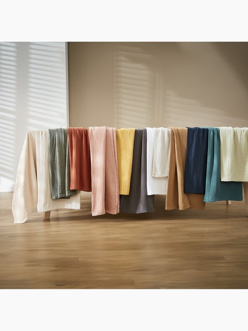 Nappe rectangulaire – double gaze de coton – gaïa - Kiabi Nappe rectangulaire – double gaze de coton – gaïa - Kiabi