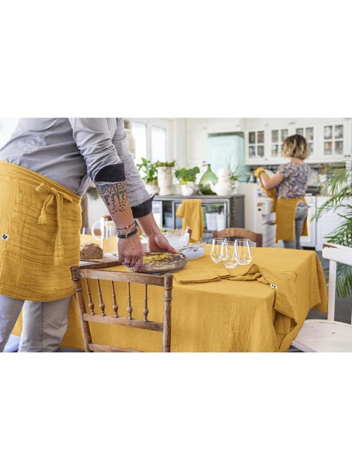 Nappe rectangulaire – double gaze de coton – gaïa - Kiabi Nappe rectangulaire – double gaze de coton – gaïa - Kiabi
