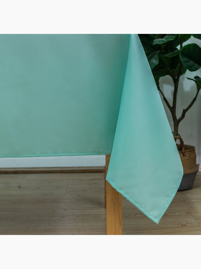 Nappe rectangulaire enduite et anti tache Vert - Kiabi