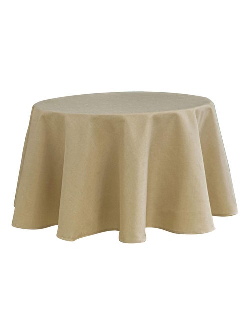 Nappe ronde infroissable et anti-tâches - Kiabi Nappe ronde infroissable et anti-tâches - Kiabi