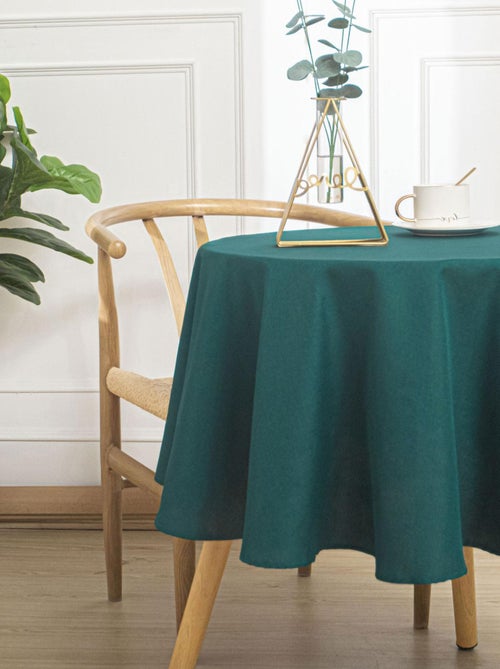 Nappe ronde infroissable et anti-tâches - Kiabi Nappe ronde infroissable et anti-tâches - Kiabi