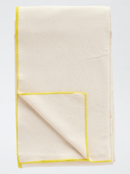 Nappe uni en coton - Kiabi