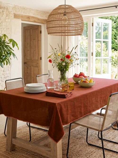 Nappe unie 150 x 200 cm en coton - Kiabi Home - Kiabi Nappe unie 150 x 200 cm en coton - Kiabi Home - Kiabi