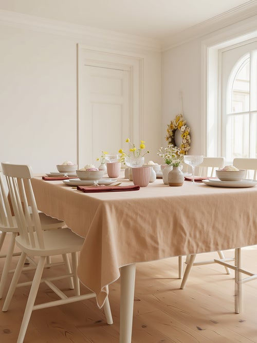 Nappe unie 150 x 300 cm en coton - Kiabi Home - Kiabi Nappe unie 150 x 300 cm en coton - Kiabi Home - Kiabi
