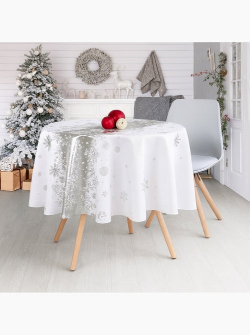 Nappes de fêtes polyester neige de noël promo linge - Kiabi Nappes de fêtes polyester neige de noël promo linge - Kiabi