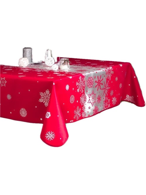 Nappes de fêtes polyester neige de noël promo linge - Kiabi Nappes de fêtes polyester neige de noël promo linge - Kiabi