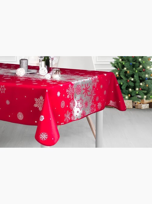 Nappes de fêtes polyester neige de noël promo linge - Kiabi Nappes de fêtes polyester neige de noël promo linge - Kiabi