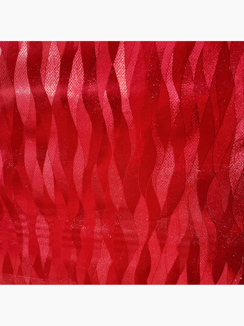 Nappes Toile Cirée PVC Métallisé Houlis Rouge PROMO LINGE Rouge - Kiabi
