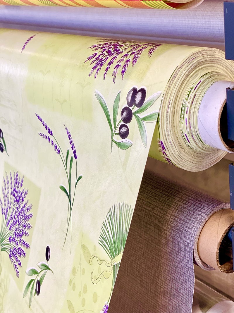 Nappes Toile Cirée PVC Provençale PROMO LINGE Vert - Kiabi