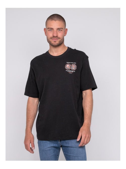 Naraditi oversized katoenen t-shirt met bedrukte designs. - Kiabi Naraditi oversized katoenen t-shirt met bedrukte designs. - Kiabi