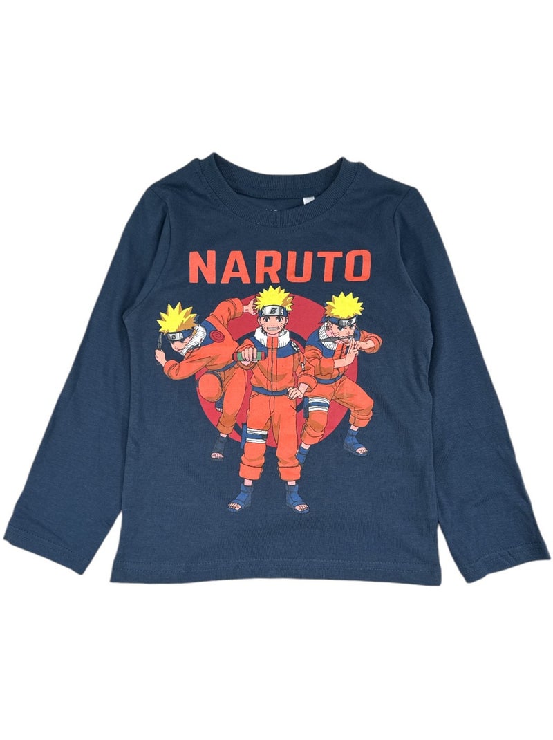 Naruto - Pyjama kind bedrukt Marineblauw - Kiabi