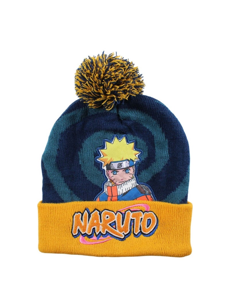 Naruto - Set muts handschoenen sjaal jongen Zwart - Kiabi