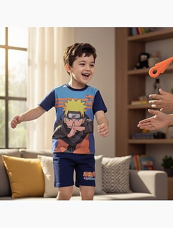 Naruto - Set T-shirt en short kind bedrukt