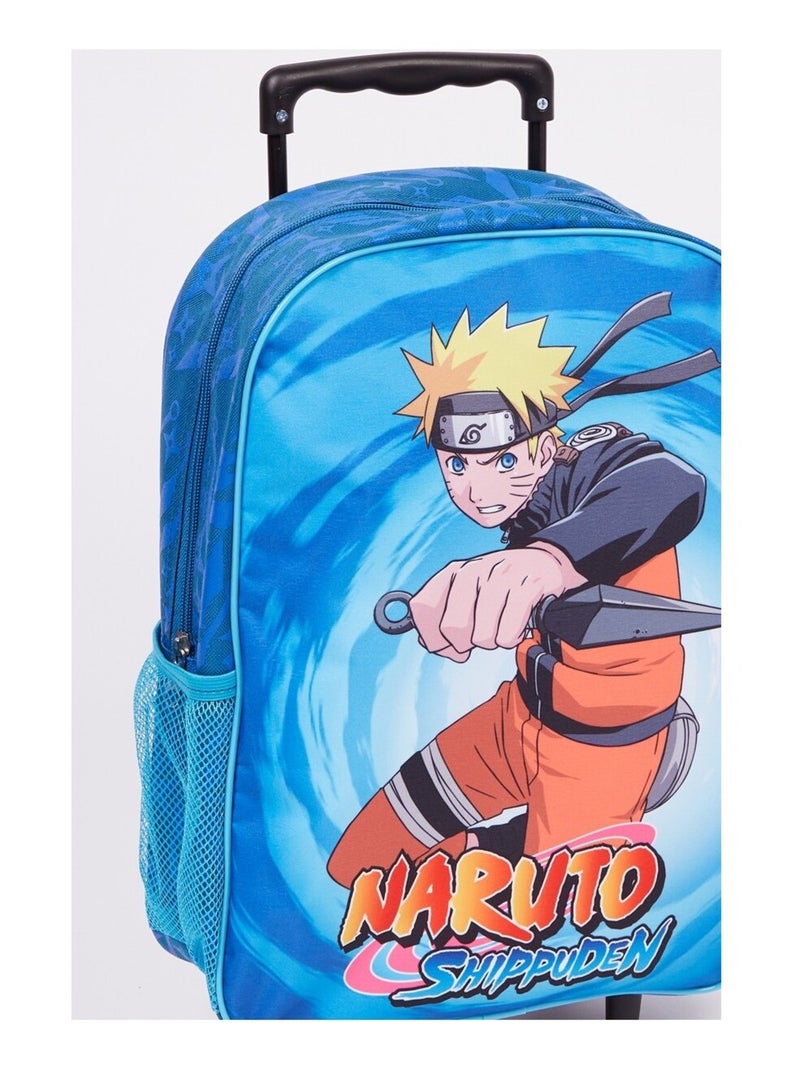Naruto - Trolley tas kind 40x30x13 cm Blauw - Kiabi