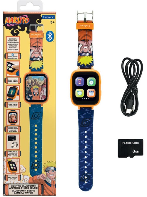 Naruto bluetooth camera digitaal horloge met 8gb geheugenkaart - Kiabi