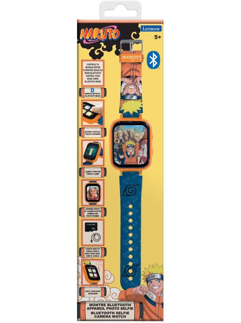Naruto bluetooth camera digitaal horloge met 8gb geheugenkaart Oranje - Kiabi