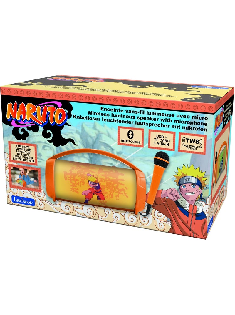 Naruto bluetooth® lichtluidspreker met microfoon Oranje - Kiabi
