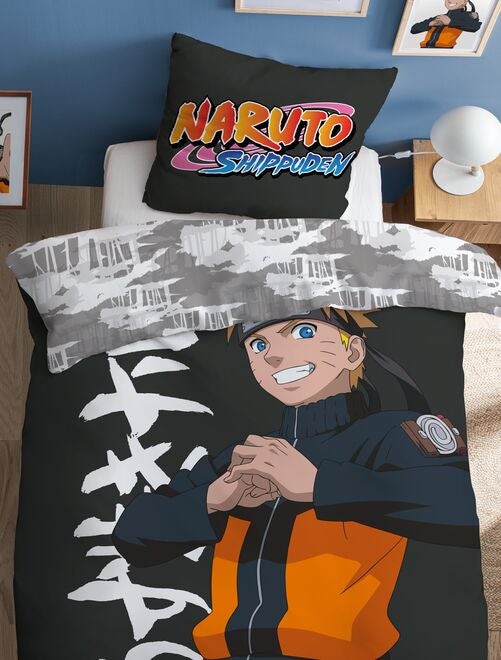 Naruto-dekbedset - 1-persoonsbed - Kiabi