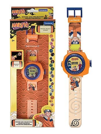 Naruto digitaal projectiehorloge met 20 beelden om te projecteren