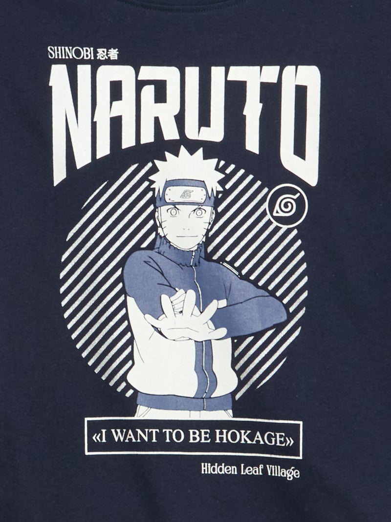 Naruto-T-shirt met lange mouw Blauw - Kiabi