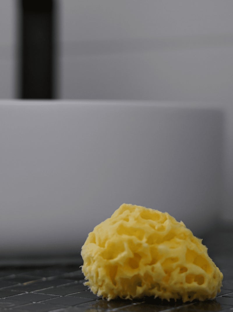 Natuurlijke zeespons honeycomb thermobaby Geel - Kiabi