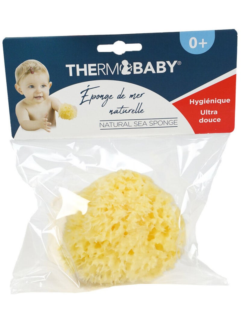 Natuurlijke zeespons honeycomb thermobaby Geel - Kiabi