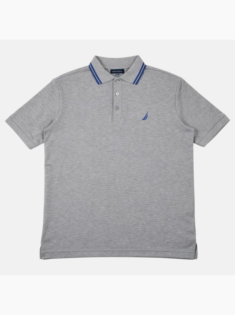 Nautica - Polo korte mouwen  heren Grijs - Kiabi