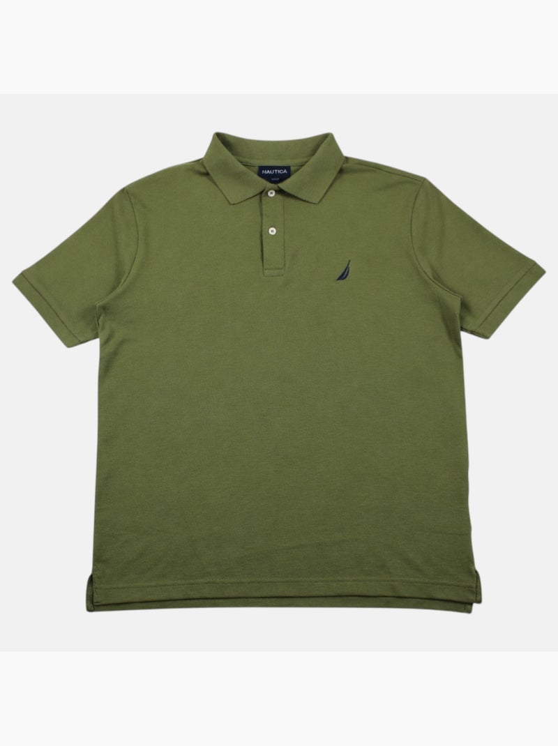 Nautica - Polo korte mouwen  heren Kaki - Kiabi