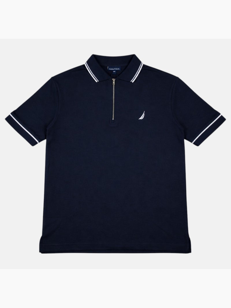 Nautica - Polo korte mouwen  heren Marineblauw - Kiabi