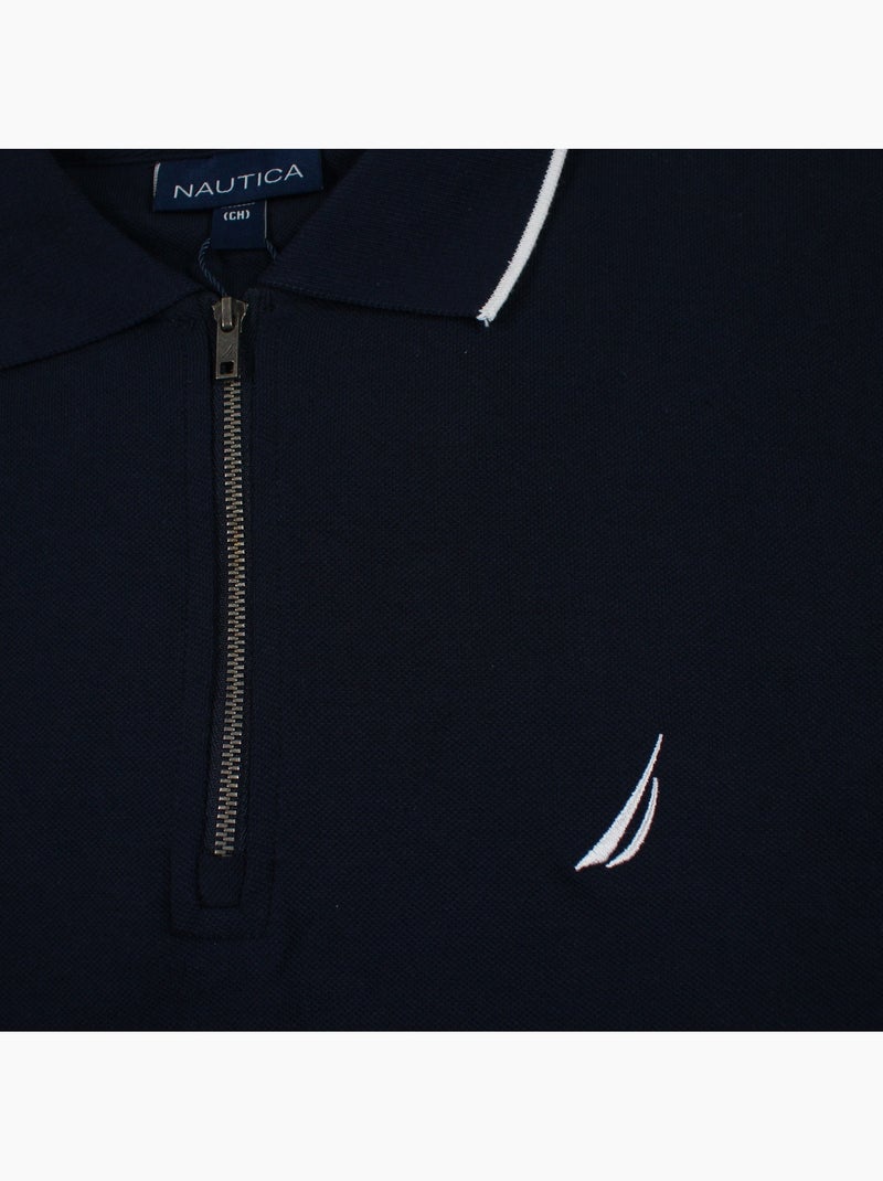 Nautica - Polo korte mouwen  heren Marineblauw - Kiabi