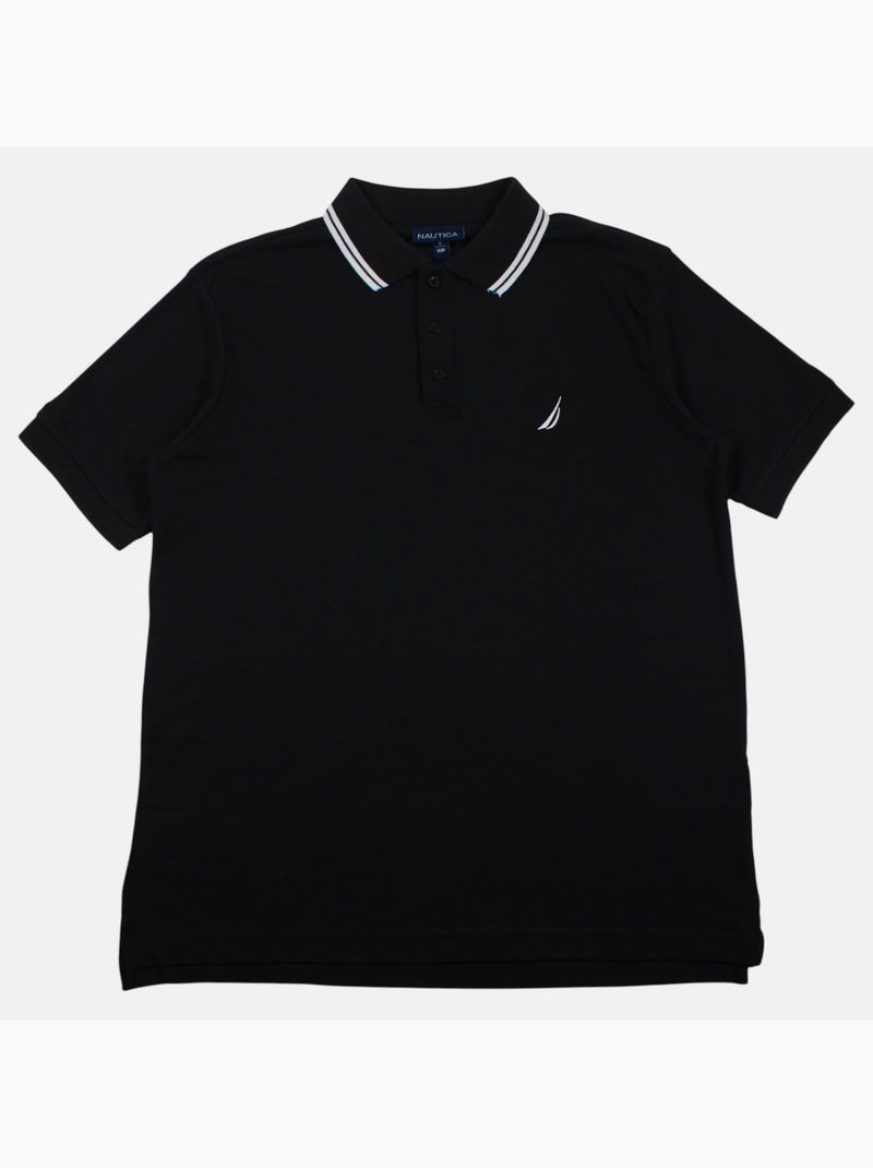 Nautica - Polo korte mouwen  heren Zwart - Kiabi