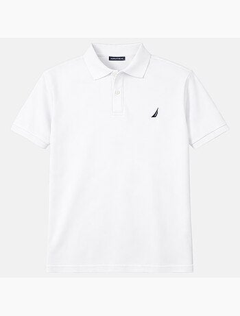 Nautica - Polo manches courtes col chemisE Homme