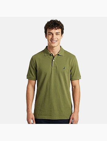 Nautica - Polo manches courtes col chemise Homme