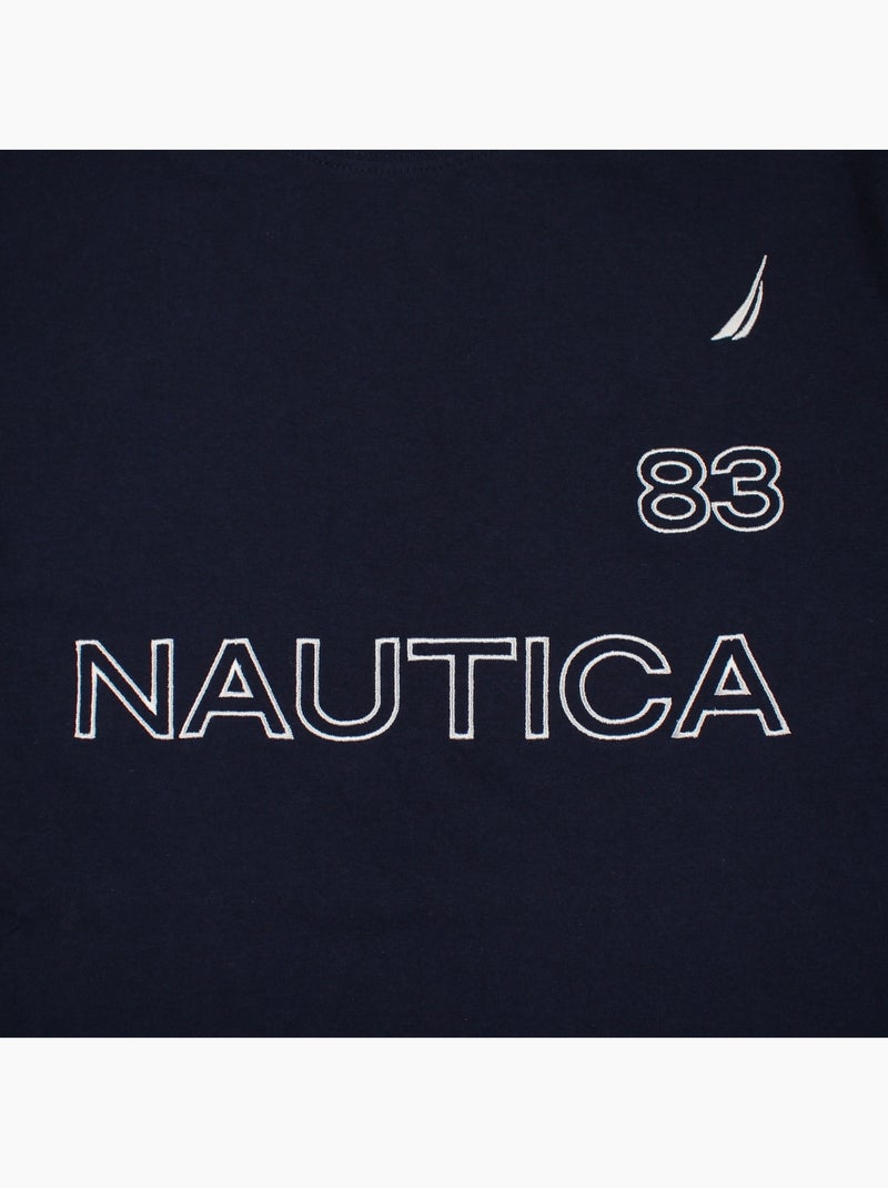 Nautica - T-shirt korte mouwen  heren Marineblauw - Kiabi