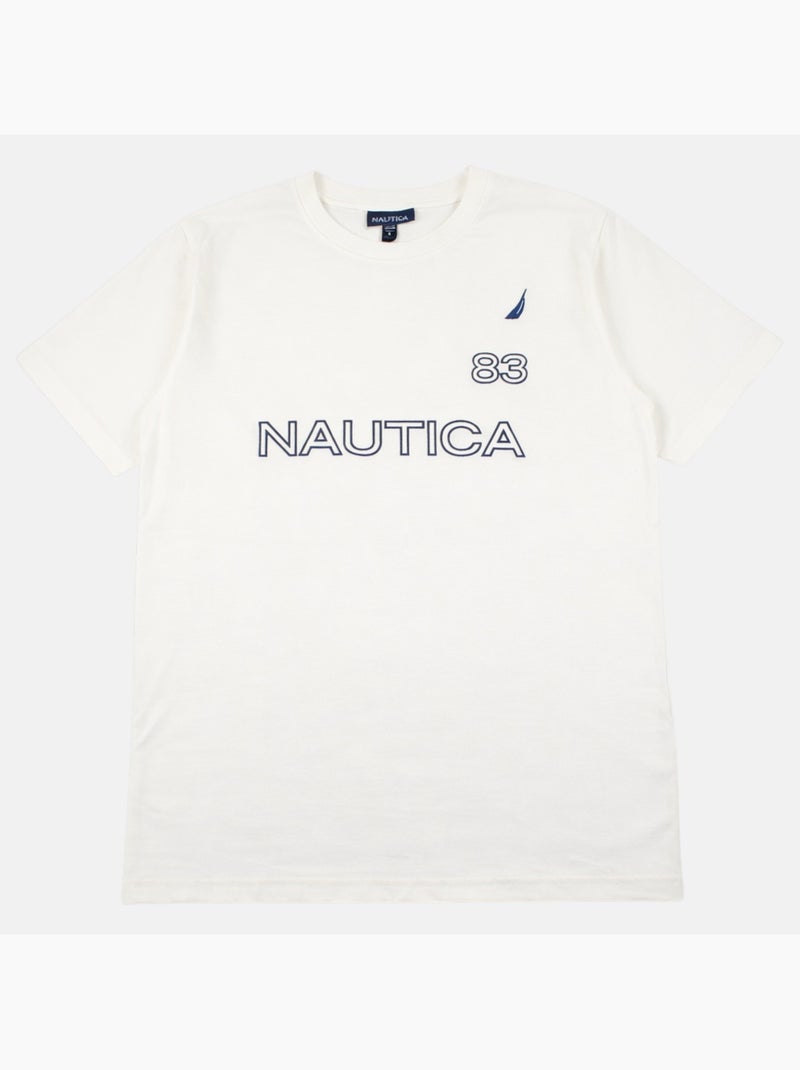 Nautica - T-shirt korte mouwen  heren Wit - Kiabi