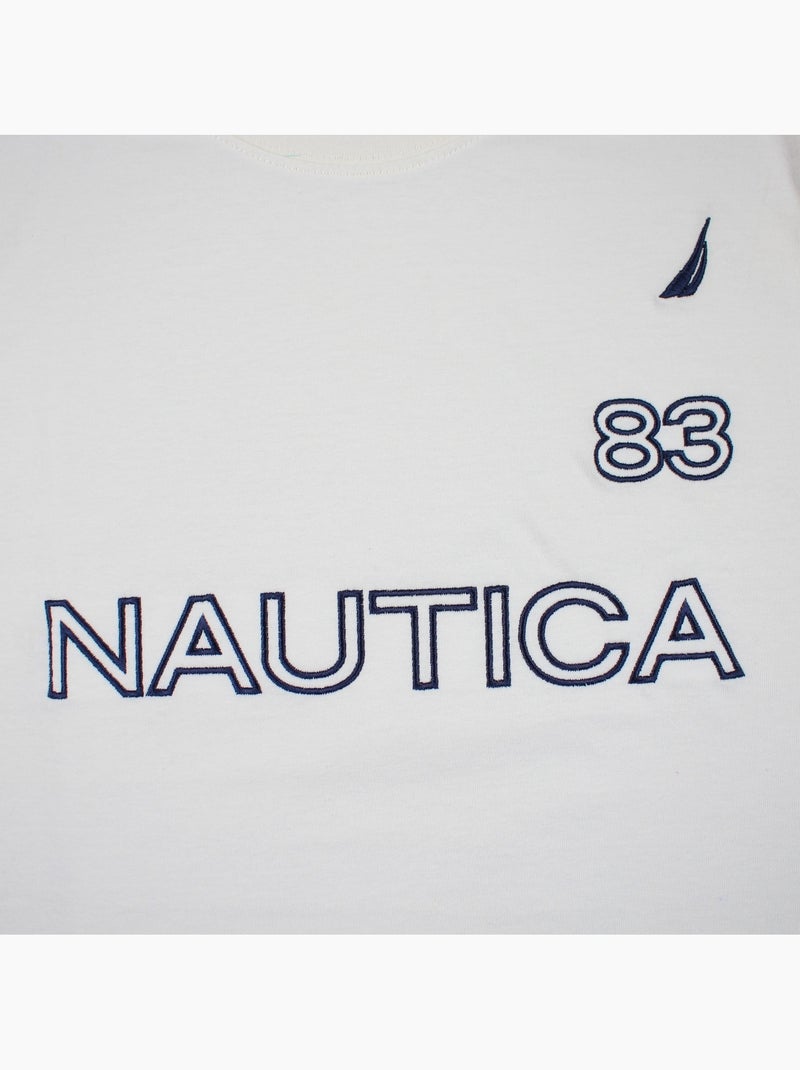 Nautica - T-shirt korte mouwen  heren Wit - Kiabi